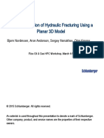 Rapid Simulation of Hydraulic Fracturing Using A Planar 3D Model