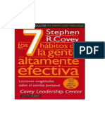 Caso Los 7 Hábitos de La Gente Altamente Efectiva PDF