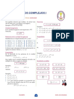 Npumeros Complejos I 4to Secundaria