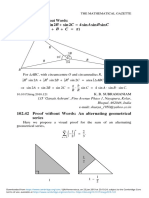 102.41 Proof Without Words: (Where) Sin2 + Sin2B+ Sin2C = 4 Sinasinbsinc + B + C = Π