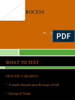 Testing Process: By: Group - 4