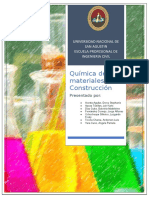 Quimica de Los Materiales de Construccion