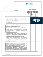 Rubrica Autoevaluación Capacidades Profesionales