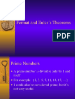 Fermat and Euler's Theorems