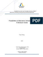 Possibilities of Alternative Vehicle Fuels - A Literature Review