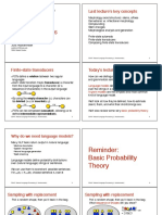 Language Models: Last Lecture's Key Concepts