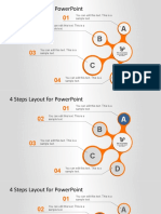 FF0252 01 Free 4 Steps Liquid Powerpoint Diagram