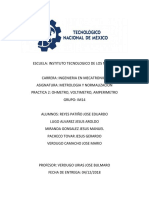 Reporte 2 Ohmetro, Voltimetro y Amperimetro