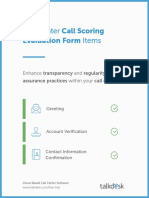 Quality Check Parameters