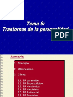 Trastornos de La Personalidad