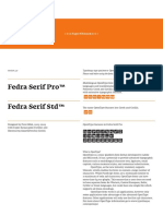 FedraSerifStdPro v3 PDF