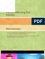 Factors Affecting Soil Fertility