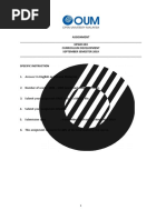 Answer in English or Bahasa Malaysia.: Assignment HPGD1103 Curriculum Development September Semester 2019