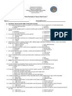 First Periodical Test in Nail Care 7: A. Direction: Encircle The Letter of The Best Answer