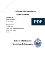 Impact of Corona Virus On Global Economy