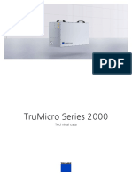 TRUMPF Technical Data Sheet TruMicro Series 2000