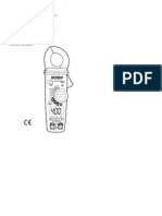 400A AC Clamp Meter: User's Guide