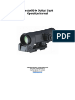 Specteros4X Optical Sight Operation Manual