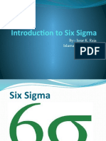 Introduction To Six Sigma: By:-Israr K. Raja Islamabad, Pakistan