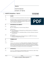 2015 - AASHTO T 265-12 Standard Method of Test For Laboratory Determination of Moisture Content of Soils