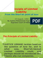 The Principle of Limited Liability