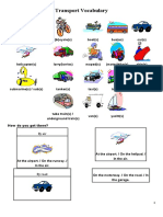 Transport Vocabulary: How Do You Get There? by Air