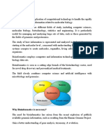 Bioinformatics Introduction