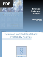 Financial Statement Analysis: K R Subramanyam John J Wild