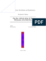 On The Critical Strip of The Riemann Zeta-Function: Universitat Aut' Onoma de Barcelona