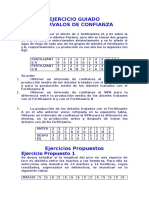 EJERCICIO GUIADO Intervalos de Confianza