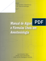 Manual de Algoritimos em Anestesia PDF