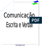 Apostila - Comunicação Escrita e Verbal