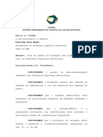 Oficio 5-2020 - TSE - Cota de Genero Nas Listas Triplices Dos Tribunais Regionais