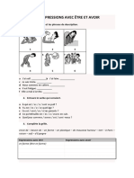 Les Expressions Avec Être Et Avoir PDF