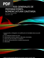 02 Principios Generales de Preparaciones, Nomenclatura Cavitaria (Autoguardado)