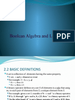 Boolean Algebra and Logic Gate