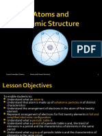 A. Atoms and Atomic Structure