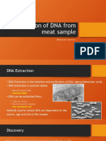 DNA Extraction From Meat