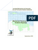 Manual de Técnicas Análisis Espacial para El Gestor Ambienta