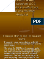 Also Called The BCG Matrix, The Growth-Share Matrix and Portfolio Analysis