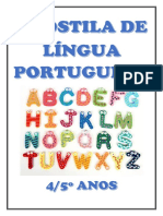 Apostila de Atividades Língua Português