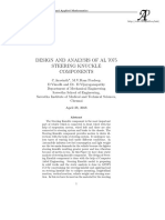 DESIGN AND ANALYSIS OF AL 7075 Steering Knuckle PDF