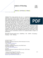 Design and Analysis of Steering Knuckle 2019 PDF