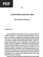 Silvio Bolaños Salvatierra "La Reinvindicación Del Odio" Cap. V