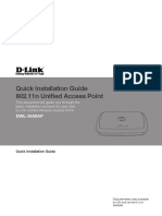 Quick Installation Guide 802.11n Unified Access Point: DWL-3600AP