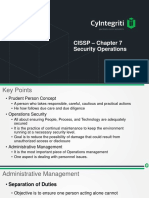 Cissp - Chapter 7 Security Operations