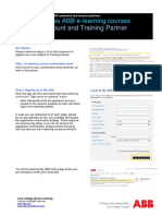 MyABB How To Enroll ABB E-Learning Courses For ABB Customers and Value Providers PDF