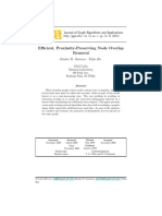 Efficient, Proximity-Preserving Node Overlap Removal: Journal of Graph Algorithms and Applications