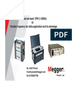 Narrow Band DFR - Presentation - Megger