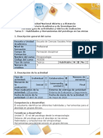 Guía de Actividades y Rúbrica de Evaluación - Tarea 3 - Habilidades y Herramientas Del Psicólogo para El Abordaje en Grupos Étnicos